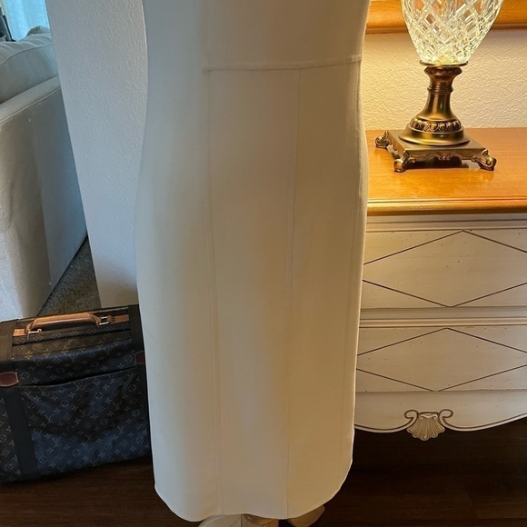 NWOT Giorgio’s Palm Beach made in Italy Virgin Wool Ivory Dress Size 40/10 - Picture 10 of 10